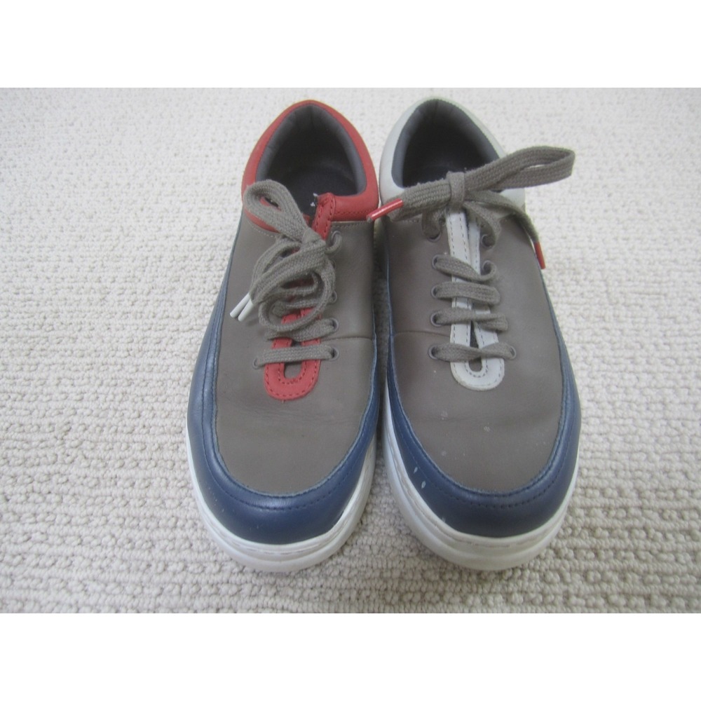 Camper Twins Sneakers Womens‎ 38 Gray Colorblock Leather Lightweight Shoes